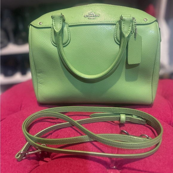 Green Coach Satchel - Picture 5 of 9